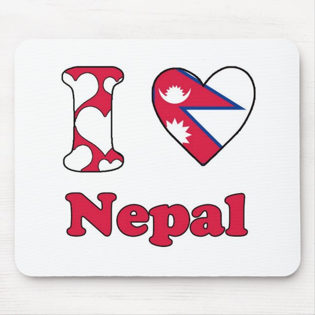 Alfombrilla De Ratón Amo Nepal (Frente)