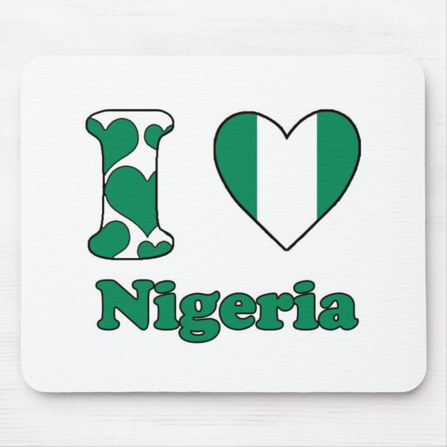 Alfombrilla De Ratón Amo Nigeria (Frente)