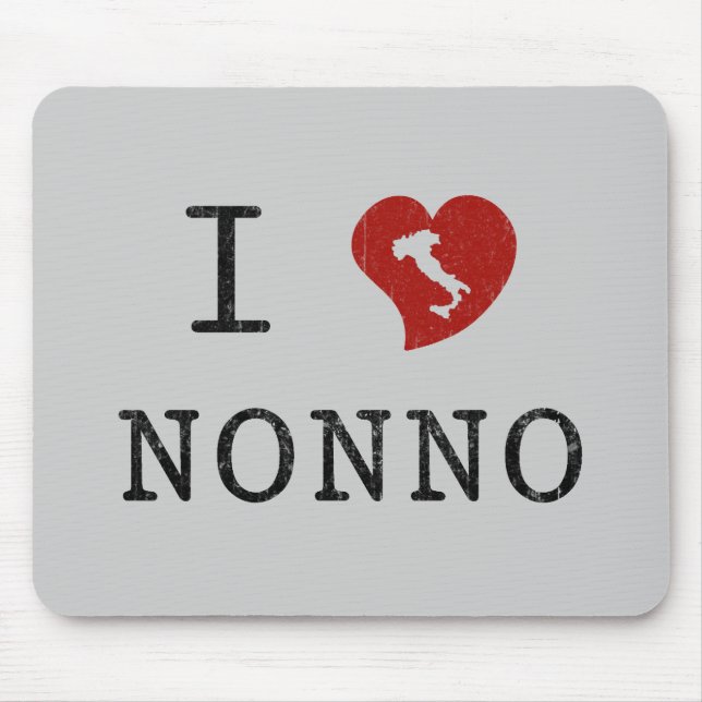 Alfombrilla De Ratón Amo Nonno Mousepad (Frente)