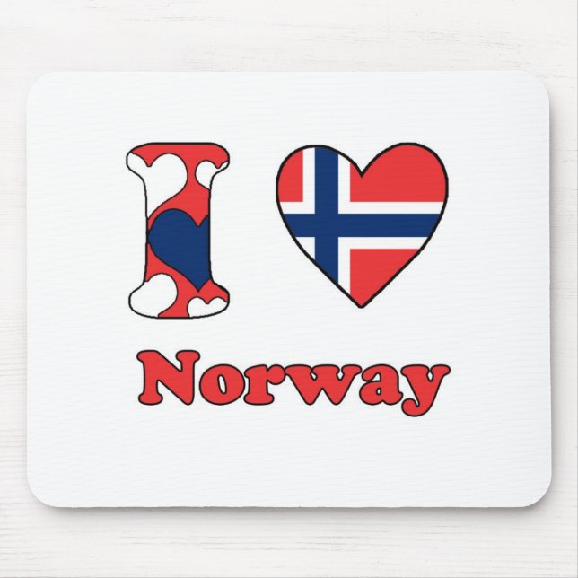Alfombrilla De Ratón Amo Noruega (Frente)