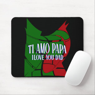 Alfombrilla De Ratón Amo Papa te amo papá