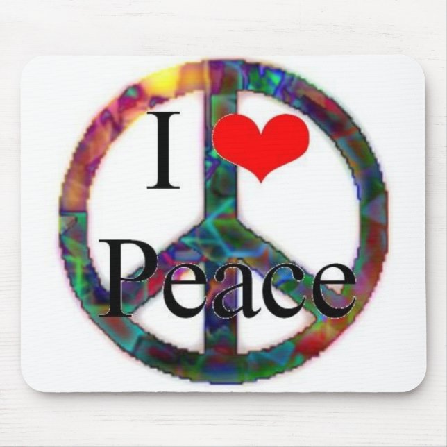 Alfombrilla De Ratón Amo paz (Frente)