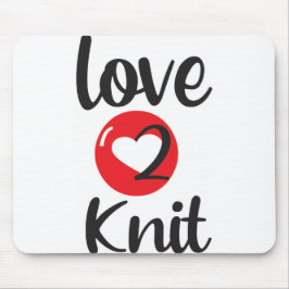Alfombrilla De Ratón amor 2 Knit