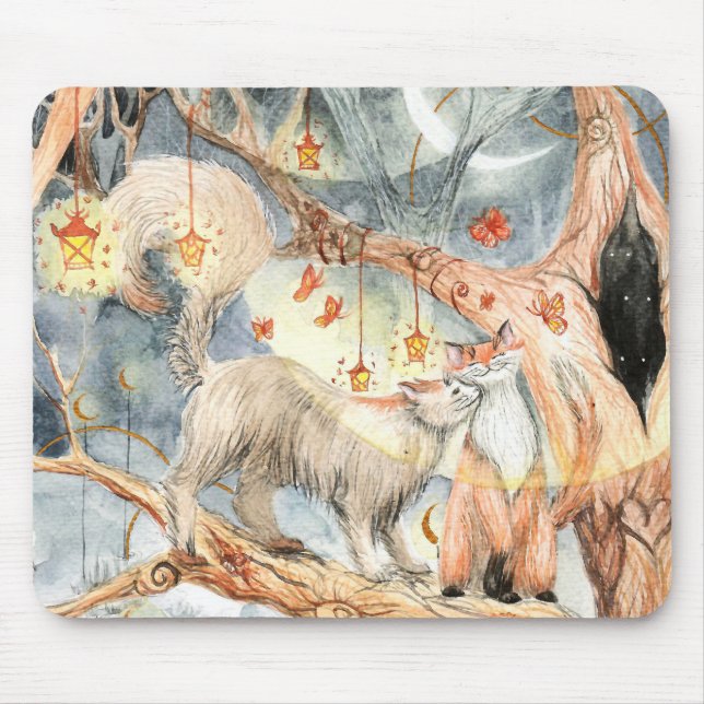 Alfombrilla De Ratón Amor a los gatos (Frente)