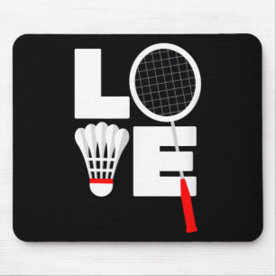 Alfombrilla De Ratón Amor al bádminton
