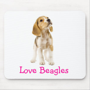 Alfombrilla De Ratón Amor Beagles Cuppy Mousepad