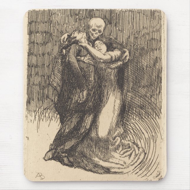 Alfombrilla De Ratón Amor consagrado (por Paul-Albert Besnard) (Frente)