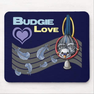 Alfombrilla De Ratón Amor "Cutie" Mousepad de Budgie