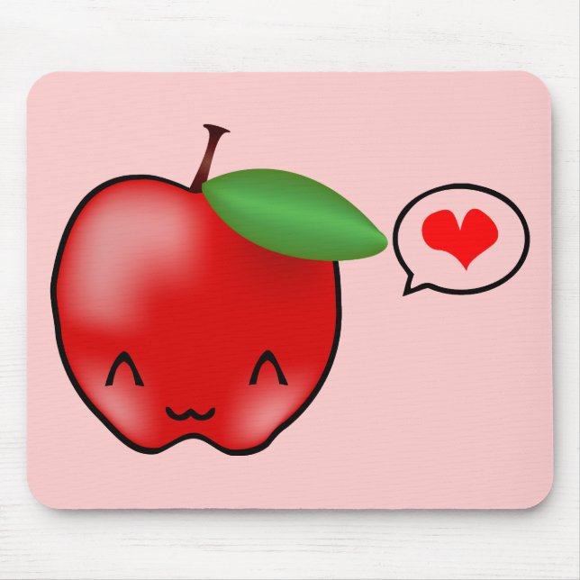 Alfombrilla De Ratón Amor de Apple (Frente)