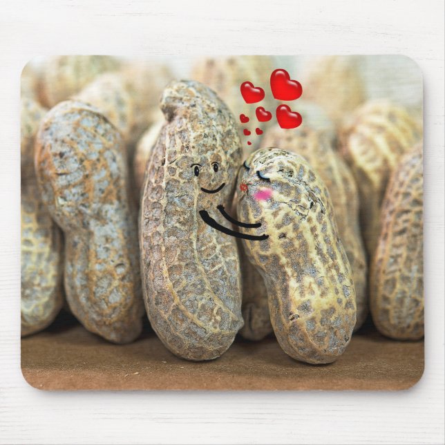 Alfombrilla De Ratón amor de cacahuete (Frente)