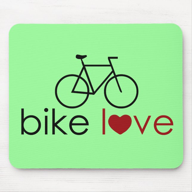 Alfombrilla De Ratón Amor de la bici (Frente)