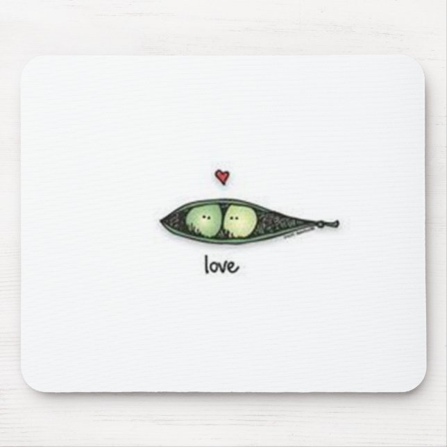 Alfombrilla De Ratón Amor de Peapod (Frente)