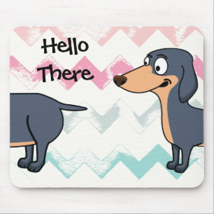 Alfombrilla De Ratón Amor de perro largo - Dachshund Mousepad