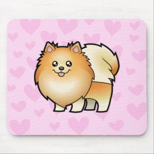 Alfombrilla De Ratón Amor de Pomeranian