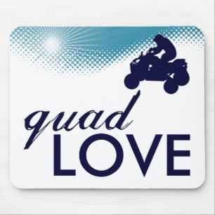Alfombrilla De Ratón amor de quad alto por cielo