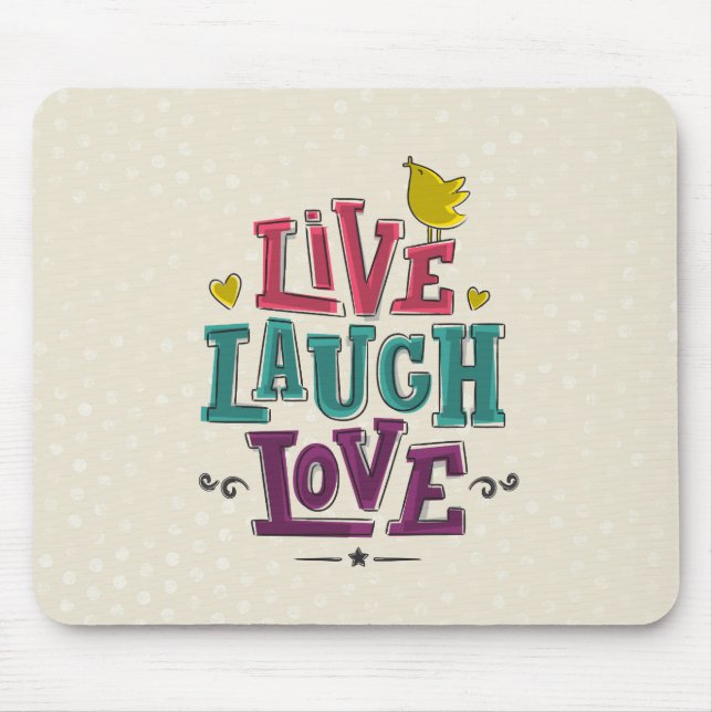 ALFOMBRILLA DE RATÓN AMOR DE REÍR (Frente)
