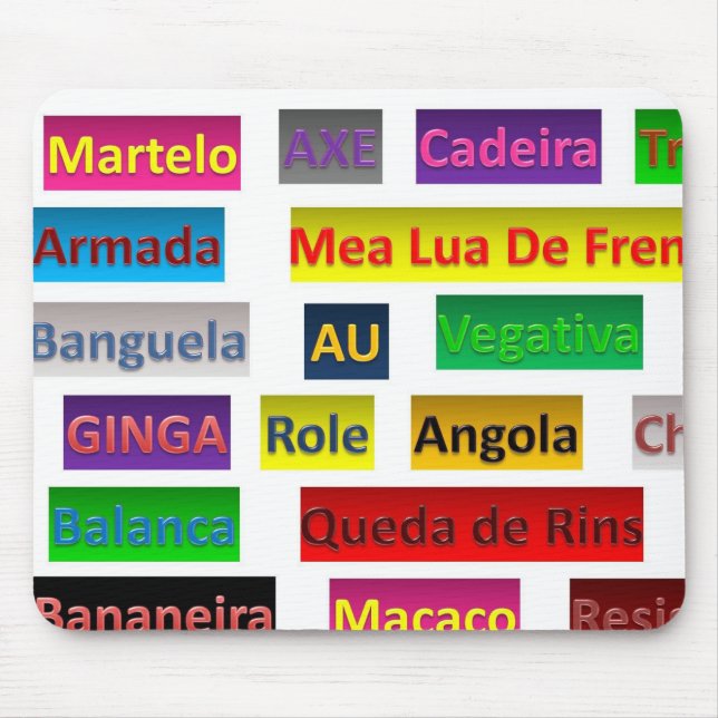 Alfombrilla De Ratón amor del capoeira de los artes marciales del (Frente)