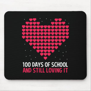 Alfombrilla De Ratón Amor Del Corazón 100 Días De Regalo Escolar Para M