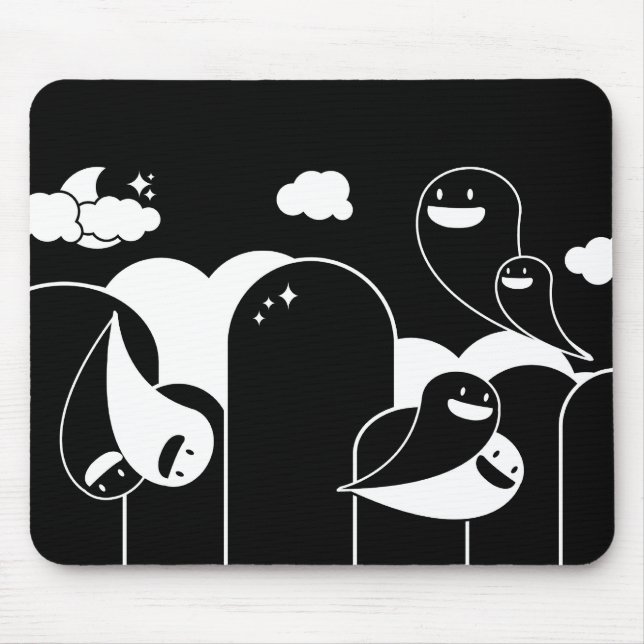 Alfombrilla De Ratón amor del fantasma (Frente)