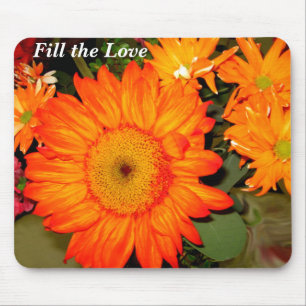 Alfombrilla De Ratón Amor del girasol_ Mousepad