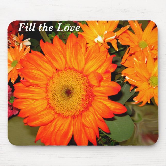 Alfombrilla De Ratón Amor del girasol_ Mousepad (Frente)