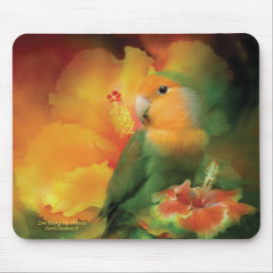 Alfombrilla De Ratón Amor entre el hibisco Mousepad