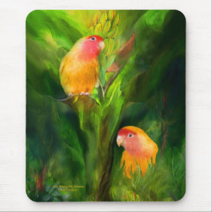 Alfombrilla De Ratón Amor entre los plátanos Mousepad