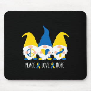 Alfombrilla De Ratón Amor Esperanza Cute Gnomes Abajo Síndrome Concienc