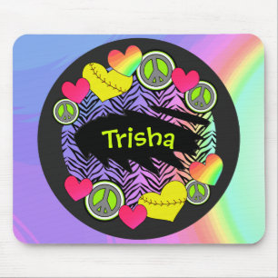 Alfombrilla De Ratón Amor Fastpitch Mousepad de la paz