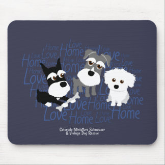 Alfombrilla De Ratón Amor, hogar - cojín de ratón del Schnauzer