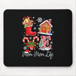 Alfombrilla De Ratón Amor Mamá Vida Navidad - Regalo Abuela