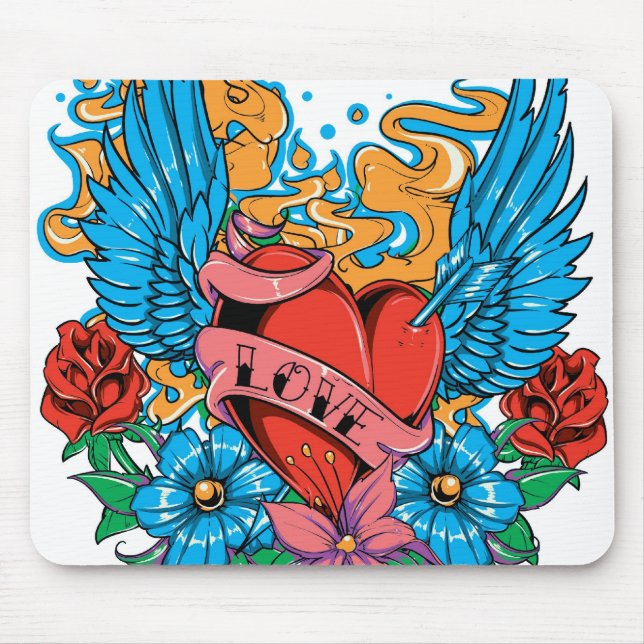 Alfombrilla De Ratón Amor Mousepad de Annunaki (Frente)