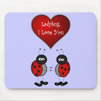 Alfombrilla De Ratón Amor Mousepad de la mariquita