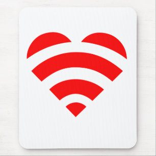 Alfombrilla De Ratón Amor Mousepad de Wifi