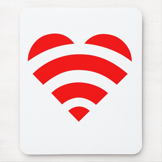 Alfombrilla De Ratón Amor Mousepad de Wifi (Frente)