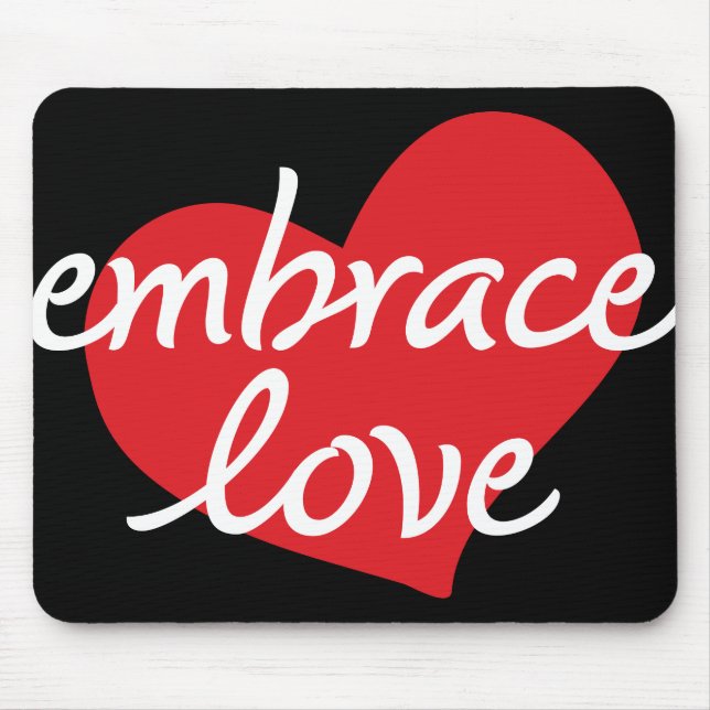 Alfombrilla De Ratón Amor Mousepad del abrazo (Frente)