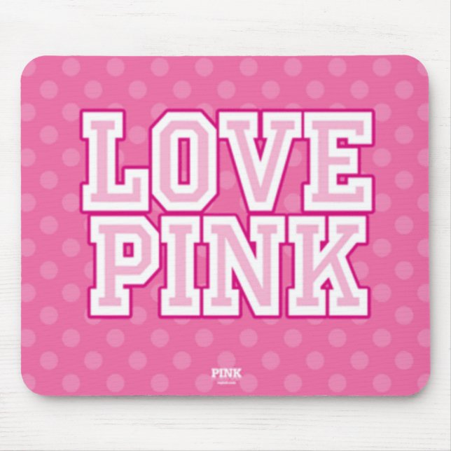 Alfombrilla De Ratón Amor Mousepad rosado (Frente)