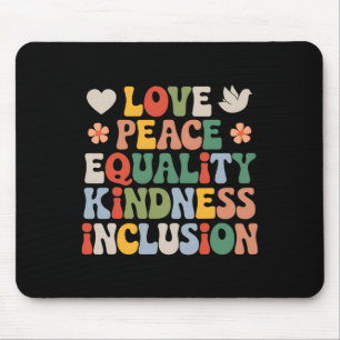 Alfombrilla De Ratón Amor Paz Diversidad Inclusión Igualdad Hist Negro