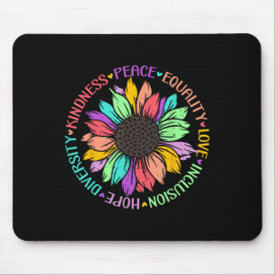 Alfombrilla De Ratón Amor Paz Igualdad Amor Esperanza Diversidad Positi