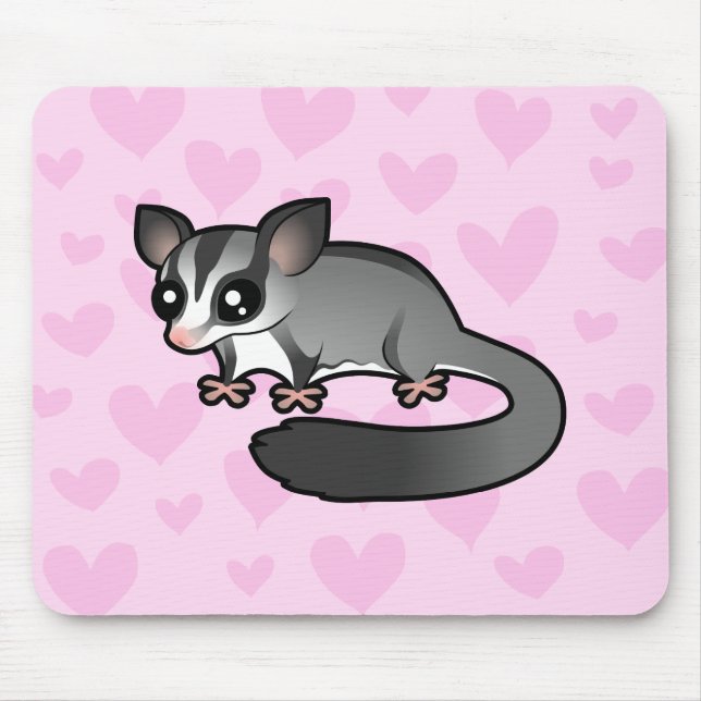 Alfombrilla De Ratón Amor por Petaurus breviceps (Frente)