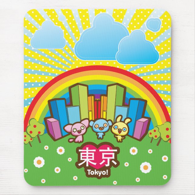 Alfombrilla De Ratón Amor Tokio Mousepad (Frente)