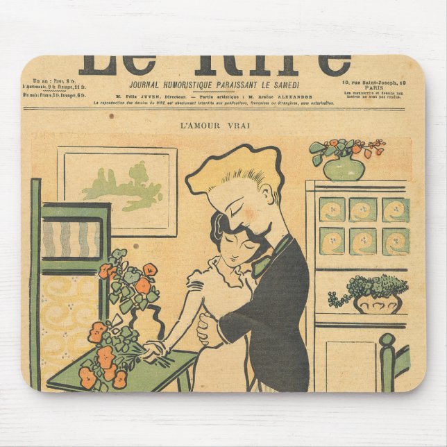 Alfombrilla De Ratón Amor verdadero (Frente)