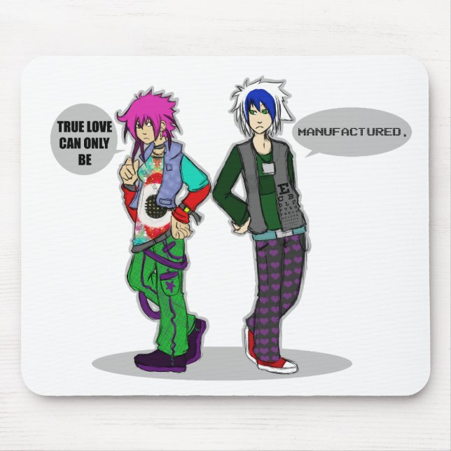 Alfombrilla De Ratón Amor verdadero Mousepad (Frente)