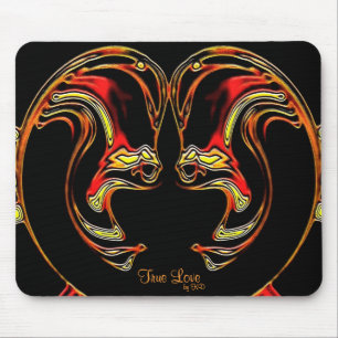 Alfombrilla De Ratón Amor verdadero Mousepad