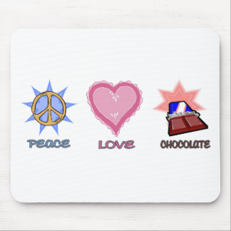 Alfombrilla De Ratón Amor y chocolate de la paz