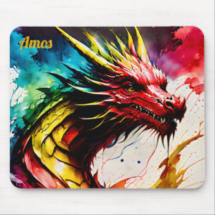 Alfombrilla De Ratón AMOS ~ Zany Dragon ~ Mousepad