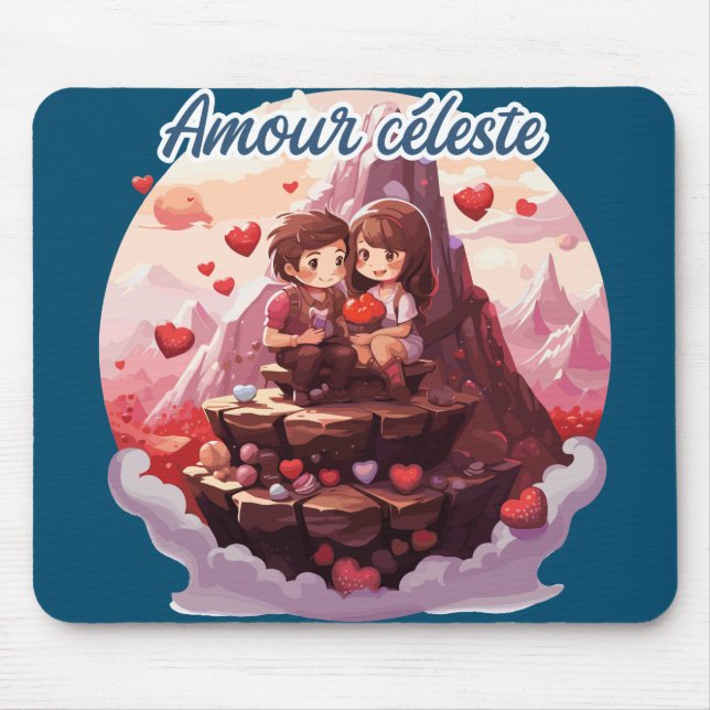 Alfombrilla De Ratón Amour céleste (Frente)