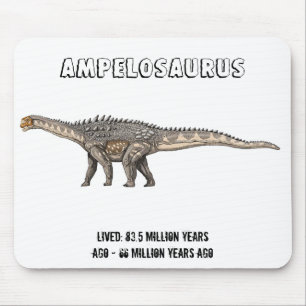 Alfombrilla De Ratón Ampelosaurus Dinosaur Mousepad