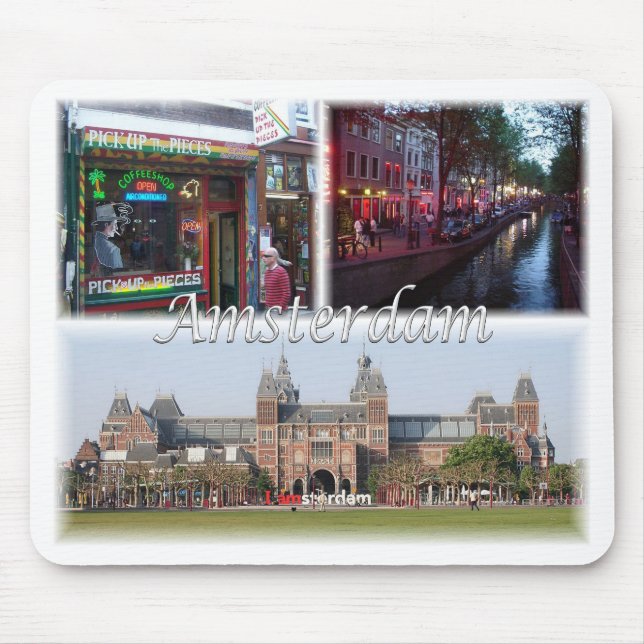 Alfombrilla De Ratón Amsterdam Holland (Frente)