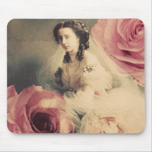 Alfombrilla De Ratón Ana de Hesse - Winterhalter - capa color de rosa